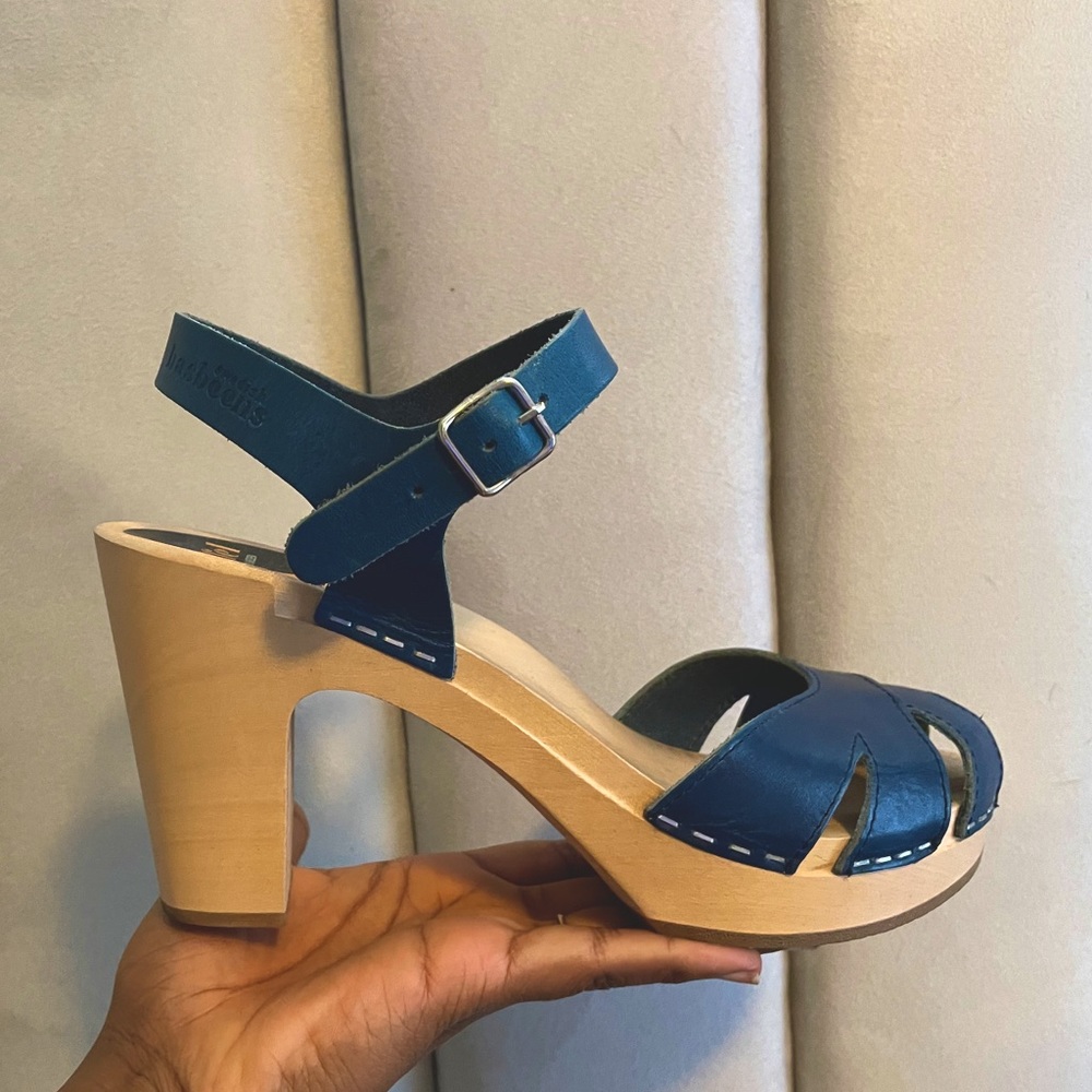 SWEDISH HASBEENS SANDALS BLUE